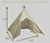 CABANA TENDA INFANTIL BELA CASINHA OFF WHITE COM TAPETE ACOLCHOADO - Imagem 2