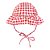 Chapéu de Praia Infantil Xadrez Vichy Vermelho - Imagem 1