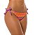 Calcinha de Biquíni Empina Bumbum Coqueiro Laranja e Roxo - Imagem 4