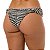 Calcinha Inteira de Biquíni Empina Bumbum Preto e Branco Jacquard - Imagem 2