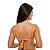 Top de Biquíni Triangulo Fixo Laranja Liso - Imagem 3