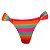 Calcinha Inteira de Biquíni Empina Bumbum Arco-Íris Colorido - Imagem 1