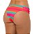 Calcinha de Biquíni Alça Larga Borboleta Tradicional Arco-íris Colorido - Imagem 2