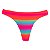 Calcinha de Biquíni Tanga Fio Duplo Arco-íris Colorido - Imagem 1