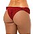 Calcinha Inteira de Biquíni Empina Bumbum Folhagens Marsala Jacquard - Imagem 2