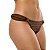 Calcinha Inteira de Biquíni Empina Bumbum Marrom Rendado - Imagem 4