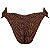 Calcinha Inteira de Biquíni Empina Bumbum Marrom Rendado - Imagem 6