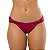 Calcinha Inteira de Biquíni Empina Bumbum Vermelho Bordô Liso - Imagem 3