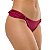 Calcinha Inteira de Biquíni Empina Bumbum Vermelho Bordô Liso - Imagem 4