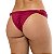 Calcinha Inteira de Biquíni Empina Bumbum Vermelho Bordô Liso - Imagem 2