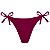 Calcinha de Biquíni Empina Bumbum Vermelho Bordô Liso - Imagem 1