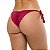 Calcinha de Biquíni Empina Bumbum Vermelho Bordô Liso - Imagem 2
