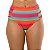 Calcinha de Biquíni Hot Pants Franzida Arco-íris Colorido - Imagem 3