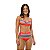 Calcinha de Biquíni Hot Pants Franzida Arco-íris Colorido - Imagem 5