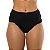 Calcinha de Biquíni Hot Pants Franzida Preto Liso - Imagem 3