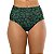 Calcinha de Biquíni Hot Pants Franzida Ondas Verde - Imagem 3