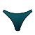 Calcinha de Biquíni Tanga Fio Duplo Verde Escuro Liso - Imagem 1
