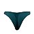Calcinha de Biquíni Tanga Fio Duplo Verde Escuro Liso - Imagem 5