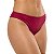 Calcinha de Biquíni Tanga Fio Duplo Vermelho Bordô Liso - Imagem 4