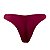 Calcinha de Biquíni Tanga Fio Duplo Vermelho Bordô Liso - Imagem 2