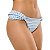 Calcinha Inteira de Biquíni Empina Bumbum Azul Claro Jacquard - Imagem 4