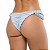 Calcinha Inteira de Biquíni Empina Bumbum Azul Claro Jacquard - Imagem 2