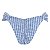 Calcinha Inteira de Biquíni Empina Bumbum Azul Claro Jacquard - Imagem 2