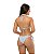 Calcinha de Biquíni Empina Bumbum Azul Claro Jacquard - Imagem 6