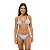 Calcinha de Biquíni Empina Bumbum Azul Claro Jacquard - Imagem 5
