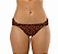 Calcinha Inteira de Biquíni Empina Bumbum Conchas Marrom - Imagem 2