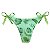 Calcinha de Biquíni Empina Bumbum Botânico Verde Menta - Imagem 1