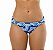 Calcinha Inteira de Biquíni Empina Bumbum Maresia Azul e Branco - Imagem 3