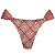 Calcinha Inteira de Biquíni Empina Bumbum Tribal Laranja Rendado - Imagem 1