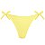 Calcinha de Biquíni Empina Bumbum Amarelo Candy Liso - Imagem 1