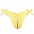 Calcinha de Biquíni Empina Bumbum Amarelo Candy Liso - Imagem 2