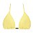 Top de Biquíni Cortininha Amarelo Candy Liso - Imagem 1