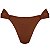 Calcinha Inteira de Biquíni Empina Bumbum Marrom Liso - Imagem 1