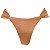 Calcinha Inteira de Biquíni Empina Bumbum Dourado Canelado - Imagem 1