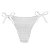 Calcinha de Biquíni Empina Bumbum Branco Rendado - Imagem 1