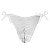 Calcinha de Biquíni Empina Bumbum Branco Rendado - Imagem 2