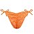 Calcinha de Biquíni Empina Bumbum Laranja Citrus Rendado - Imagem 2