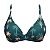 Top de Biquíni Triangulo Fixo Solar Tropical Verde - Imagem 1