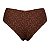 Calcinha de Biquíni Hot Pants Fio Duplo Conchas Marrom - Imagem 2
