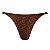Calcinha de Biquíni Fio Duplo com Regulagem Conchas Marrom - Imagem 2