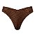Calcinha de Biquíni Borboleta Fio Duplo Conchas Marrom - Imagem 2