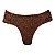 Calcinha de Biquíni Alça Larga Borboleta Tradicional Conchas Marrom - Imagem 1