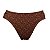 Calcinha de Biquíni Alça Larga Borboleta Tradicional Conchas Marrom - Imagem 2