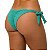 Calcinha de Biquíni Empina Bumbum Verde Bandeira Jacquard - Imagem 2