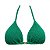 Top de Biquíni Cortininha Verde Bandeira Jacquard - Imagem 1