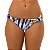 Calcinha Inteira de Biquíni Empina Bumbum Aquarela Azul e Laranja - Imagem 3